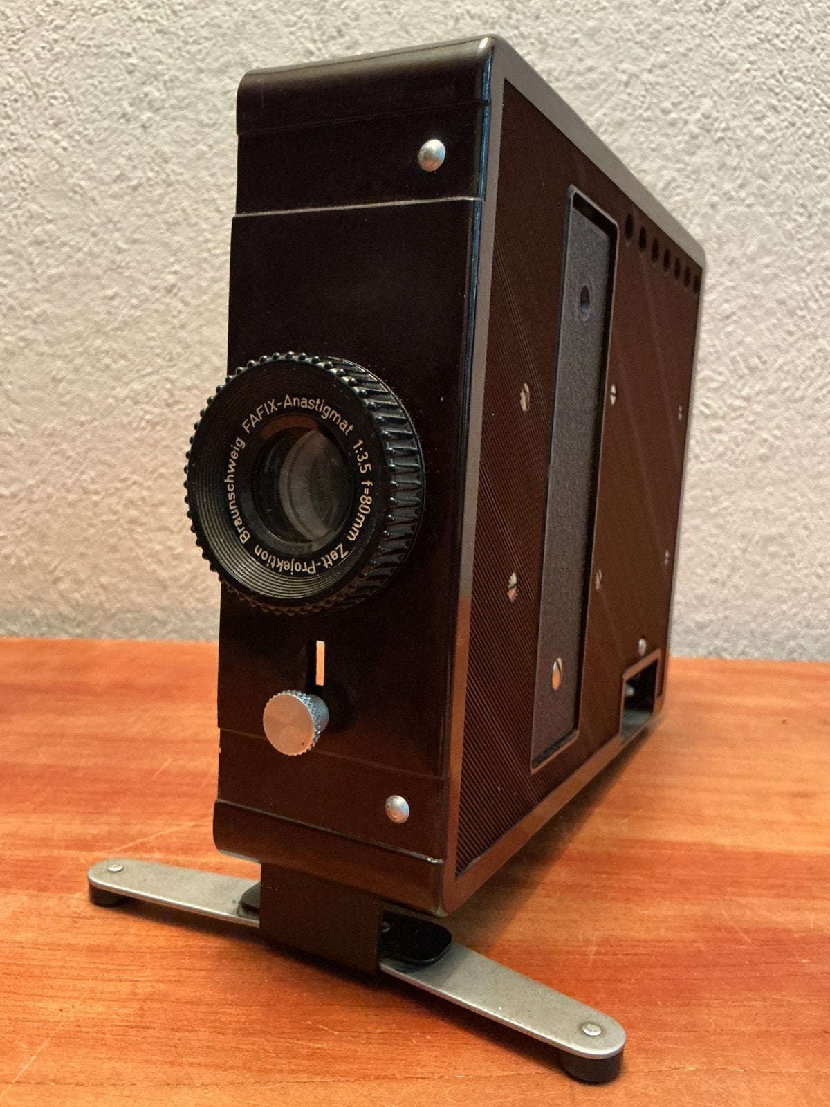 vintage Fafix Bakelieten diaprojector, Ophalen of Verzenden, Gebruikt, Met scherm