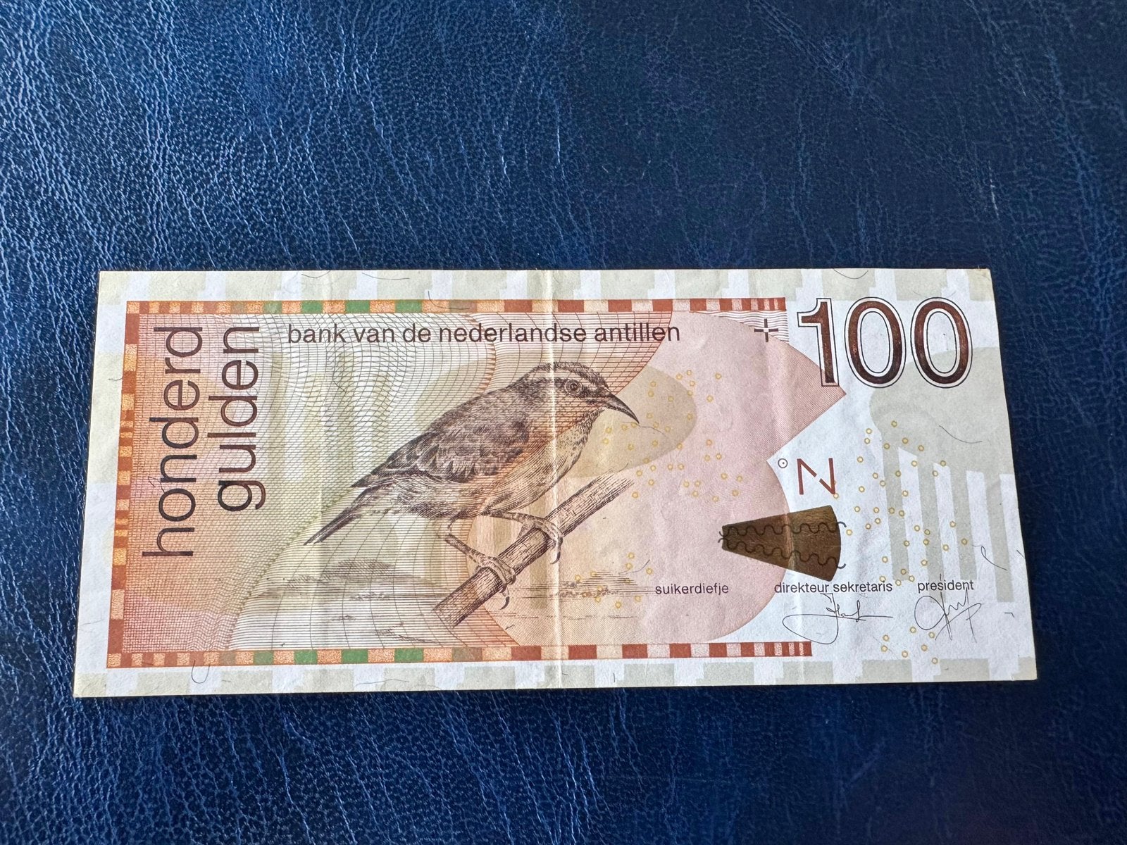 Nederlands Antillen 100 Gulden 2008, Postzegels en Munten, Bankbiljetten | Nederland, Ophalen of Verzenden, 100 gulden, Los biljet