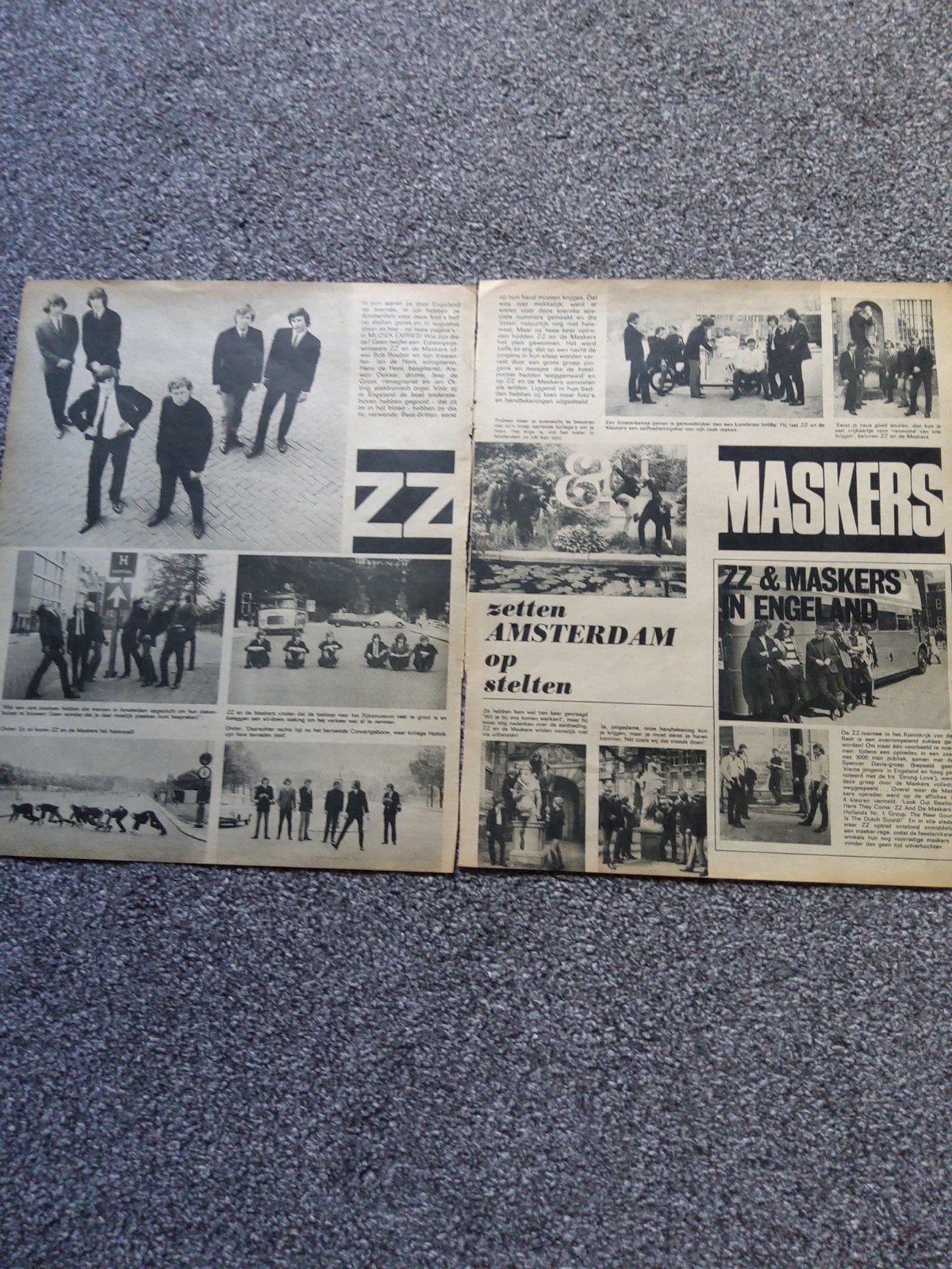 ZZ en de Maskers, Ophalen of Verzenden, Gebruikt, Boek, Tijdschrift of Artikel
