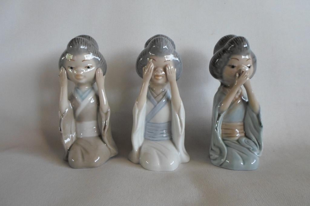 Horen Zien Zwijgen Geisha Mirete, Ophalen of Verzenden, Zo goed als nieuw, Mens