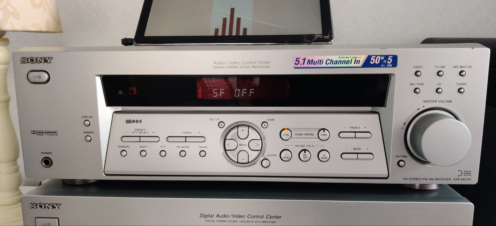 AV FM Receiver SONY STR-DE375, Ophalen of Verzenden, Gebruikt, Sony