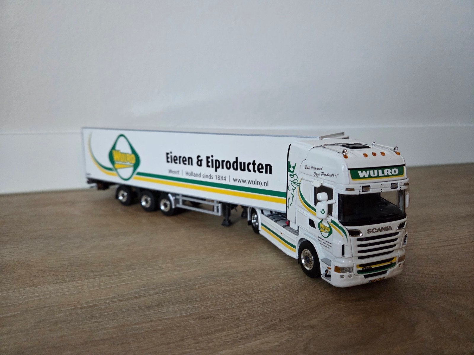 WSI Scania R500 Topline  Wulro met koeloplegger, Ophalen of Verzenden, Zo goed als nieuw, Bus of Vrachtwagen, Wsi