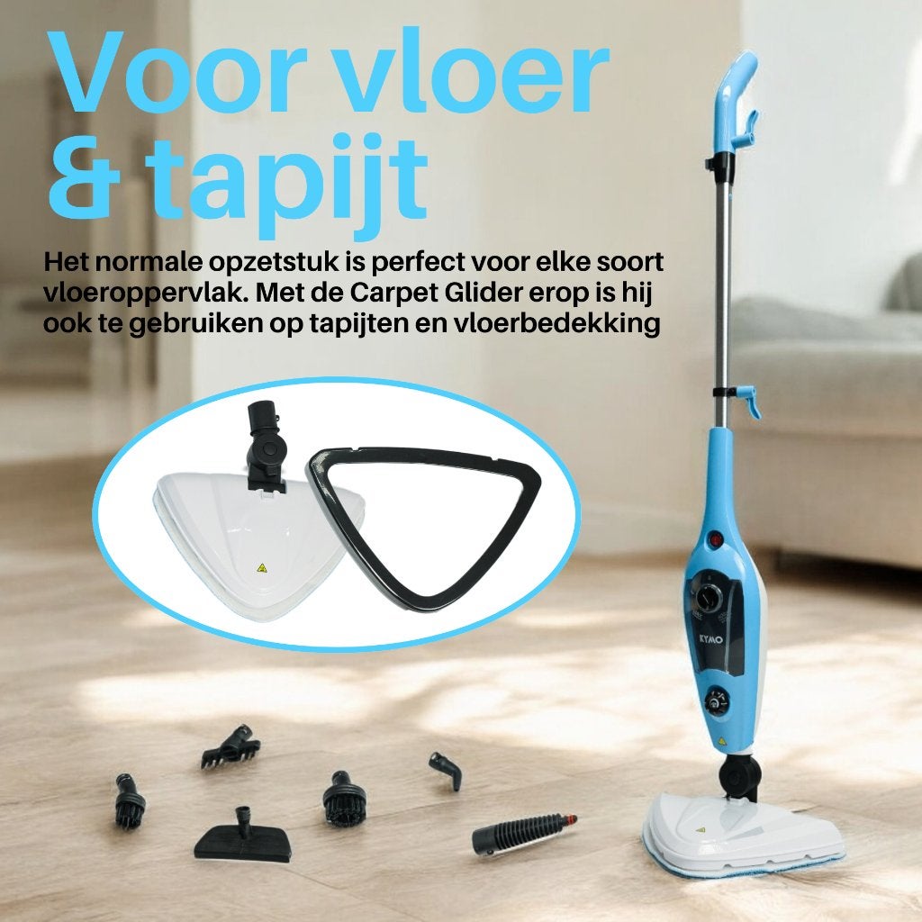 stoommop - stoomdweil - stoomreiniger, Witgoed en Apparatuur, Ophalen of Verzenden, Zo goed als nieuw, Stoomreiniger