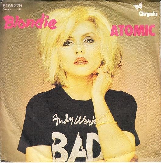 blondie - atomic  (1979), Cd's en Dvd's, Vinyl Singles, Gebruikt, 7 inch, Single, Ophalen of Verzenden