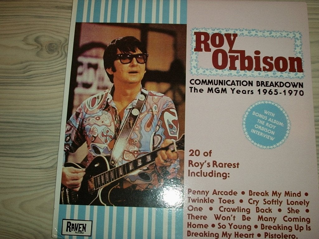 Lp roy orbison communication breakdown raven rvlp-1029 2-lp, LP, Zo goed als nieuw, 12 inch, Dubbel-LP