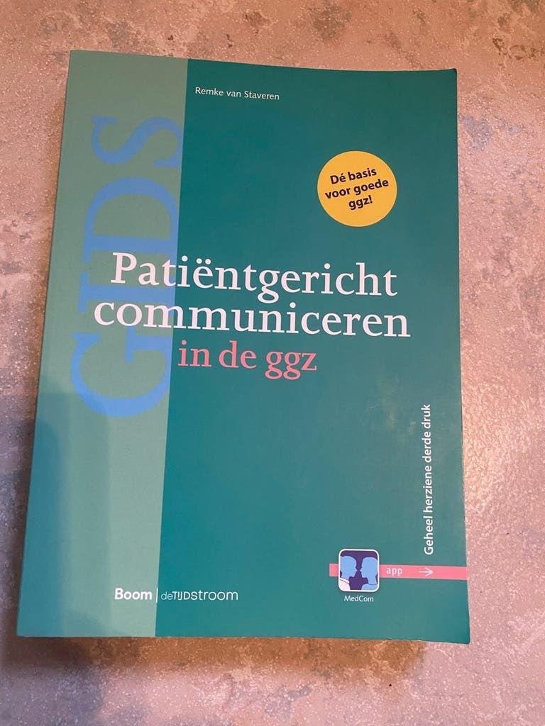 Patiëntengericht communiceren in de ggz (druk 3) (GGZ agoog), Ophalen of Verzenden, Alpha, Zo goed als nieuw, HBO