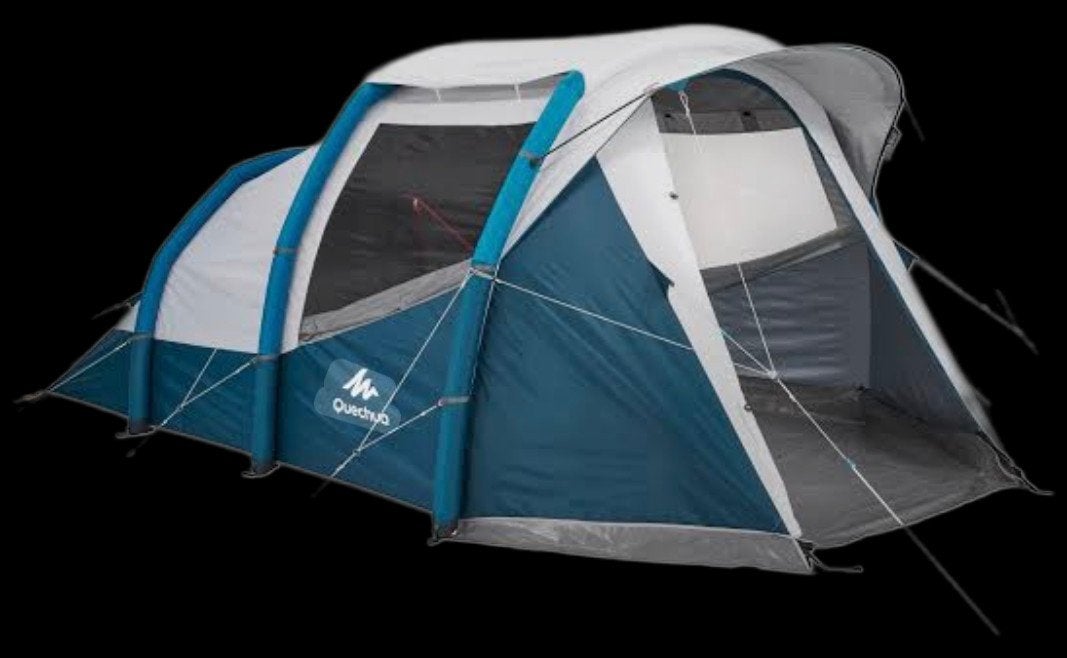 TE HUUR: OPBLAASBARE TENT, 4 personen, Caravans en Kamperen, Tenten, Ophalen of Verzenden