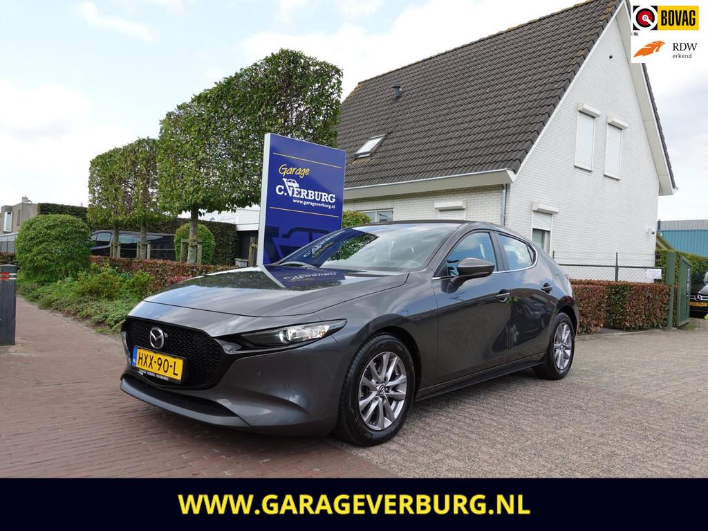 Mazda 3 2.0 e-SkyActiv-G M Hybrid 122 (Navi/Carplay,Camera,A, Voorwielaandrijving, 1998 cc, Stof, Gebruikt