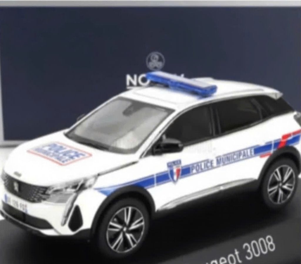 Peugeot 3008 2023 Police Municipale 1:43 NOREV Ref. 473948, Verzenden, Nieuw, Auto, Norev