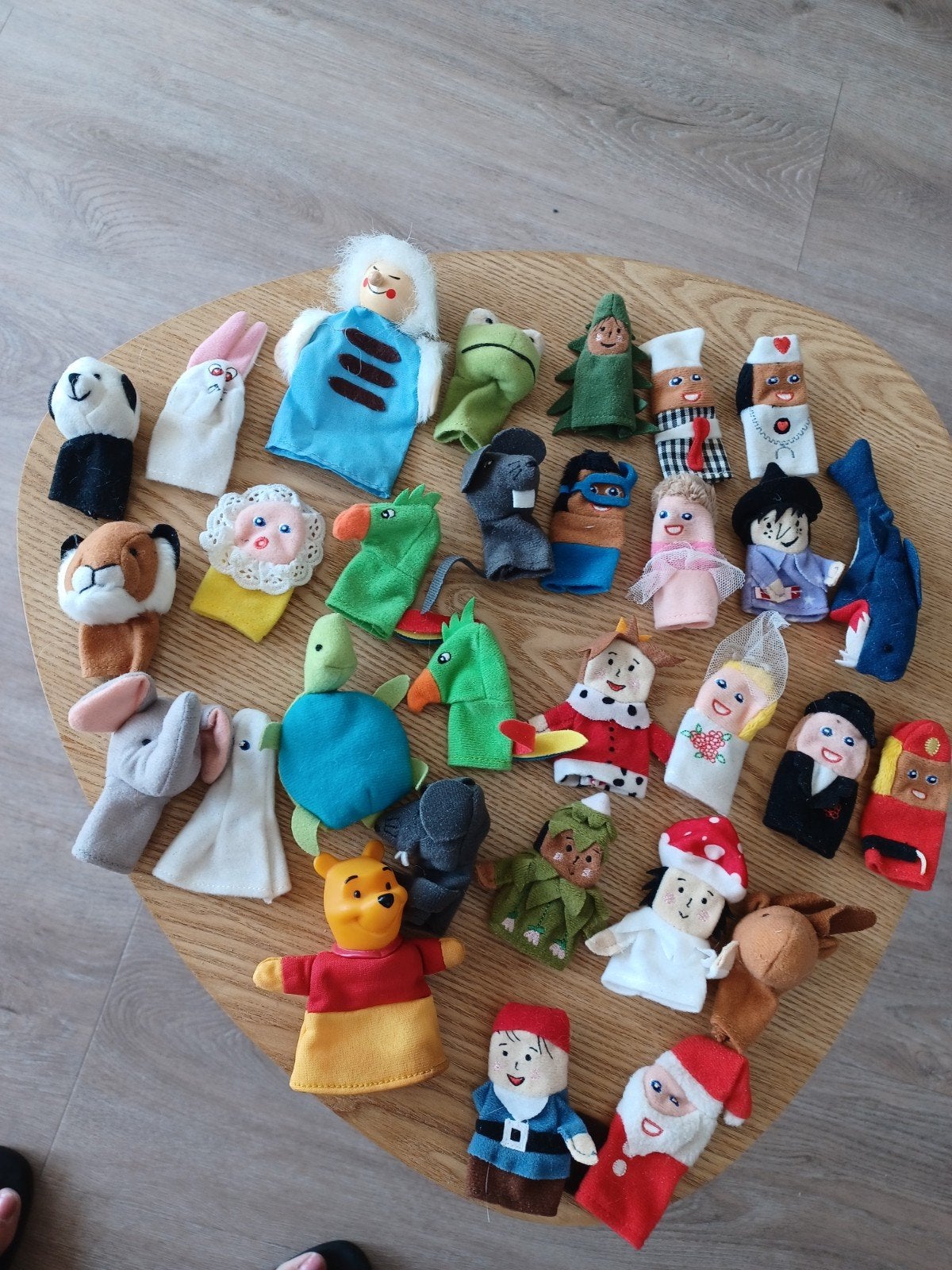 Grote collectie vingerpoppetjes - 30 stuks, Kinderen en Baby's, Ophalen of Verzenden