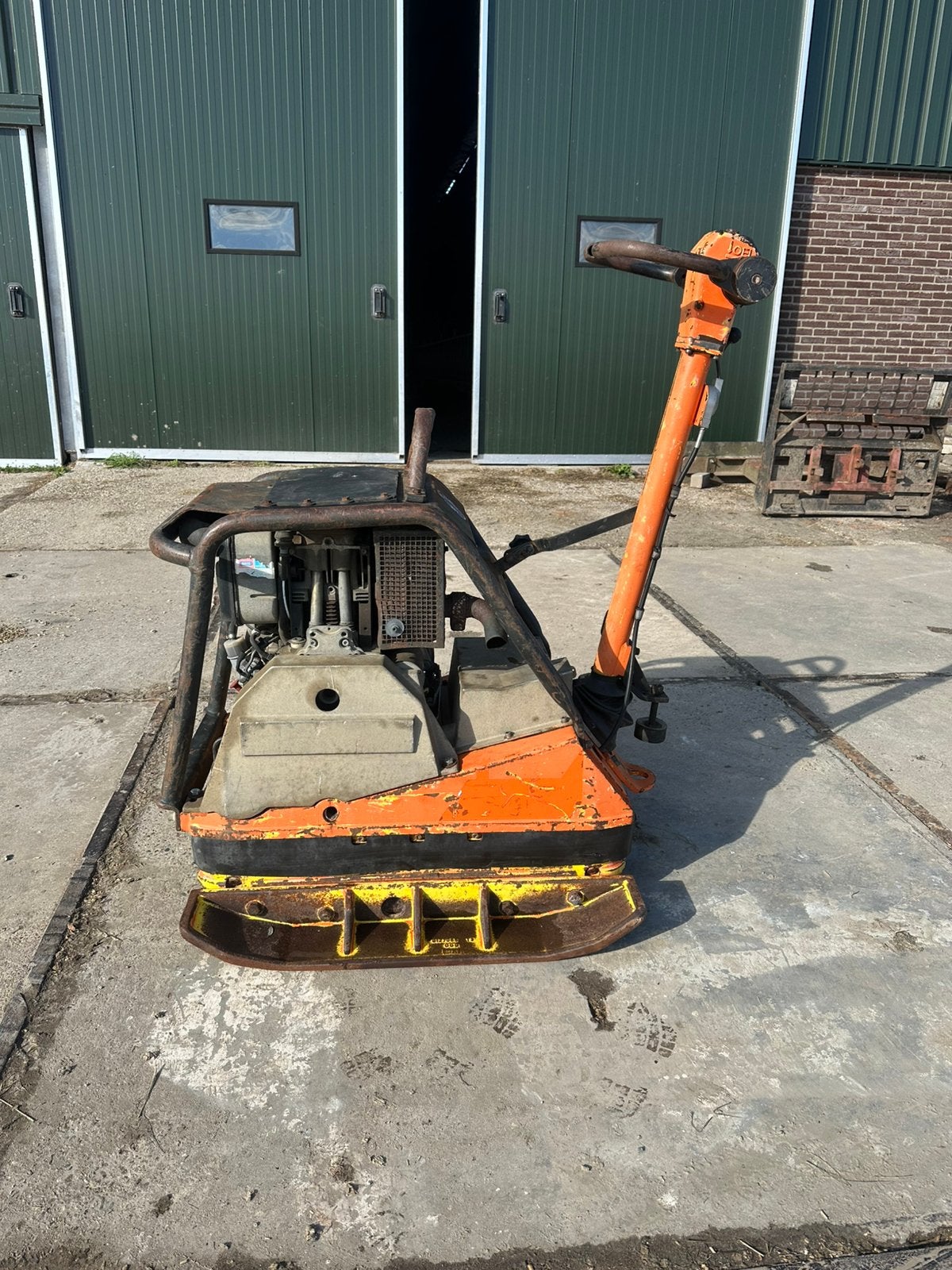 Wacker dpu 6055 trilplaat 6ton, Ophalen of Verzenden
