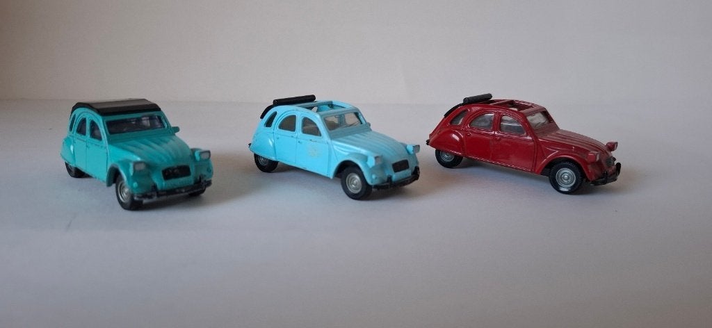 miniatuur 2cv6, Ophalen of Verzenden, Gebruikt, Auto's