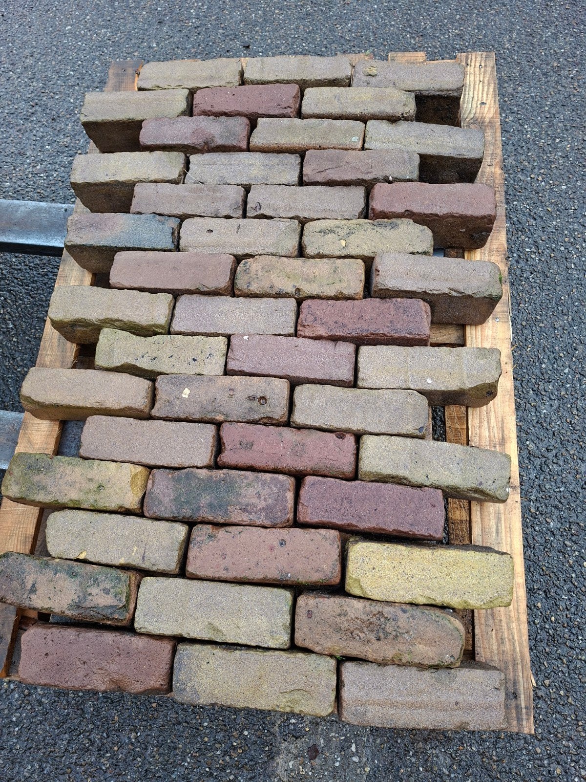 oude gebakken dikformaat op pallets, Ophalen, Gebruikt, Keramiek, Klinkers