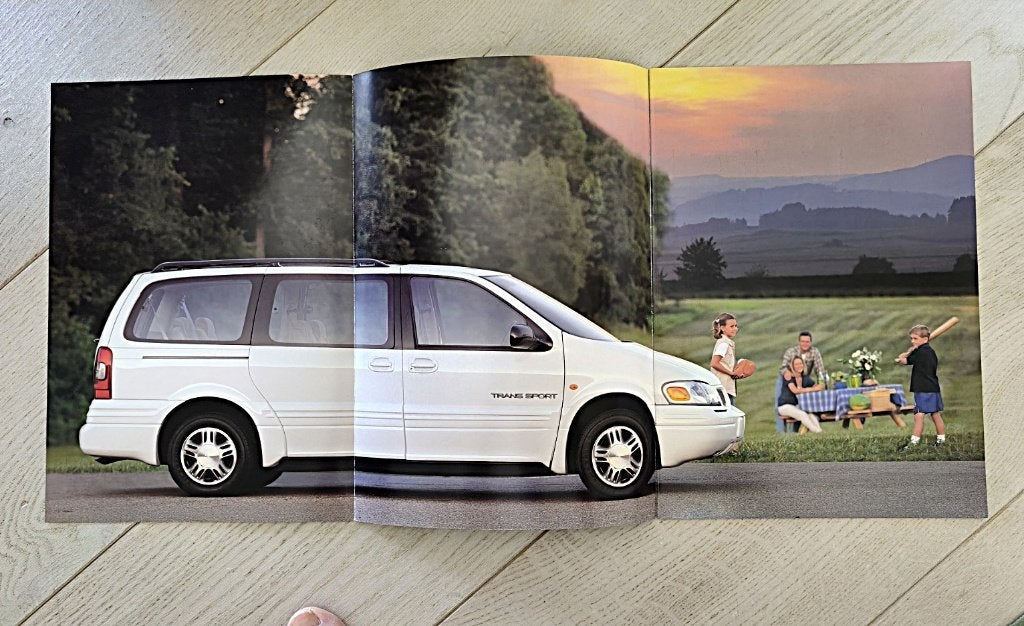 Chevrolet Trans sport auto brochure 1995 NL uitgave, Verzenden, Zo goed als nieuw, Chevrolet