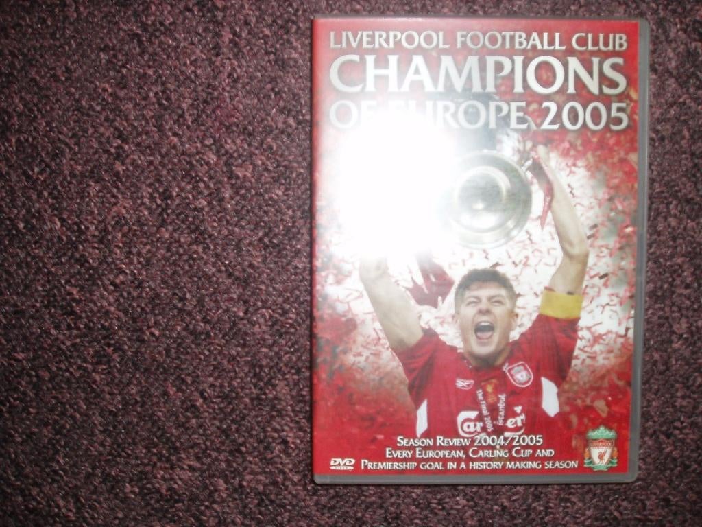Liverpool FC Champions of Europe 2005 DVD, Voetbal, Gebruikt, Alle leeftijden, Ophalen of Verzenden