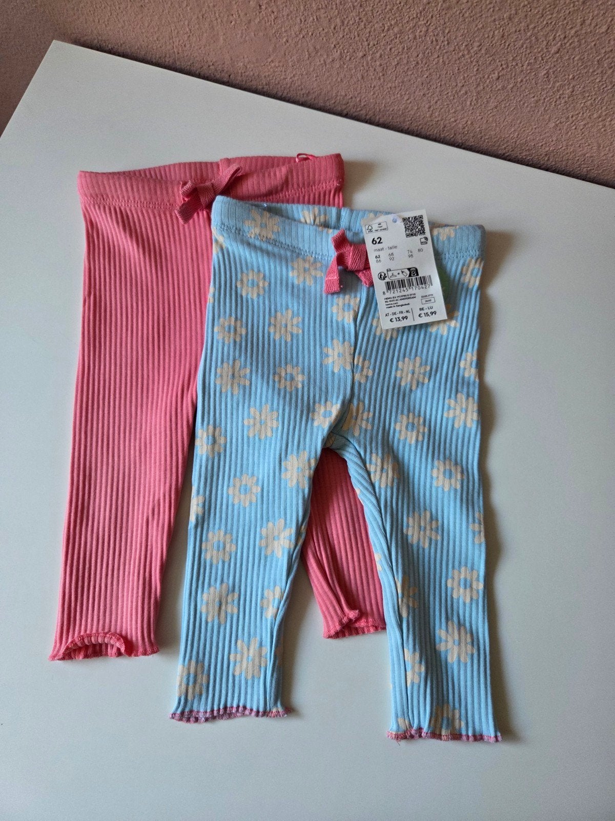 hema leggings maat 62 nieuw!, Kinderen en Baby's, Babykleding | Maat 62, Broekje, Meisje, Nieuw, Ophalen of Verzenden