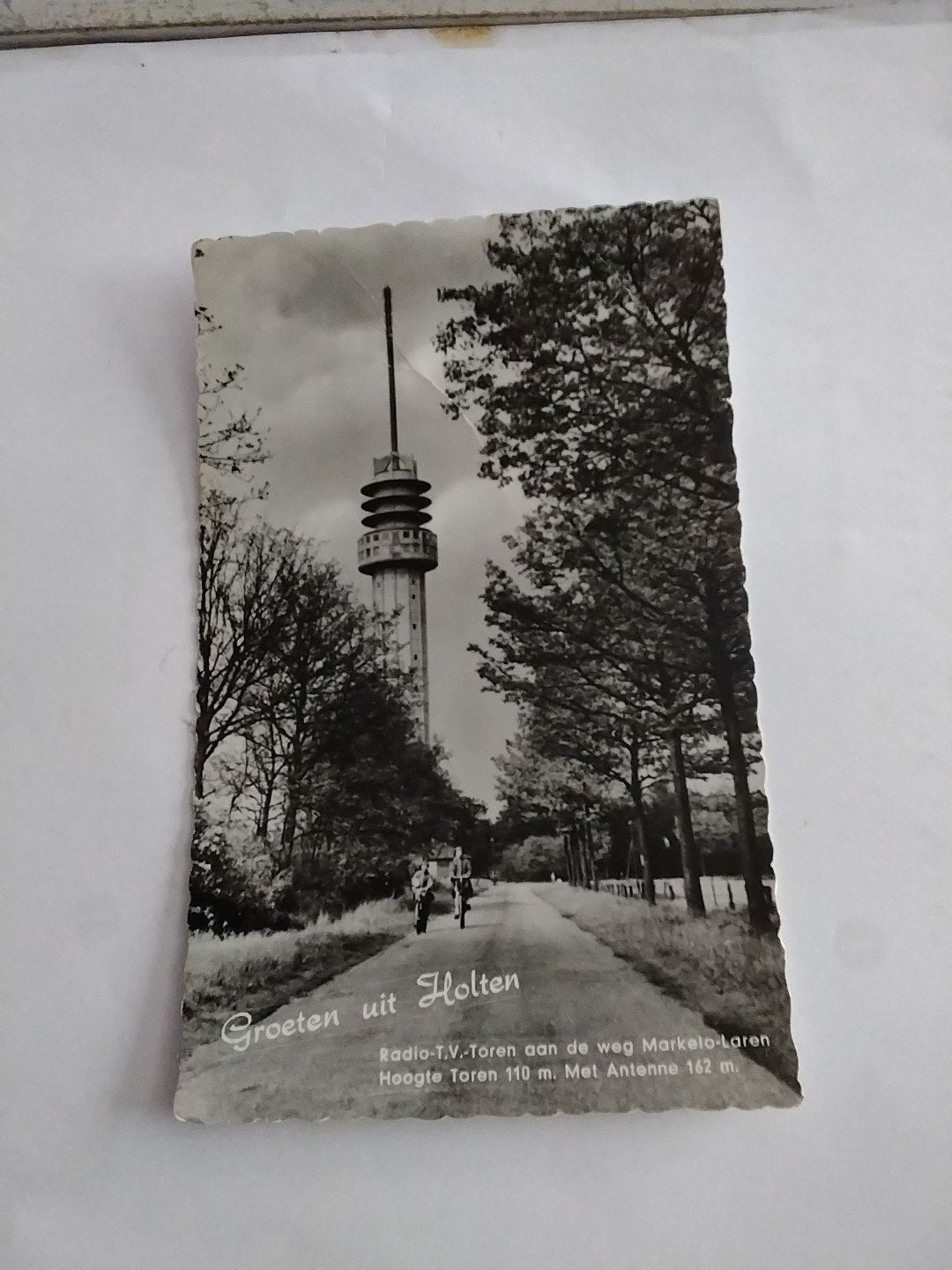 Ansichtkaart Groeten uit Holten - Radio-T.V.-Toren, Ophalen of Verzenden, 1960 tot 1980, Gelopen, Overijssel