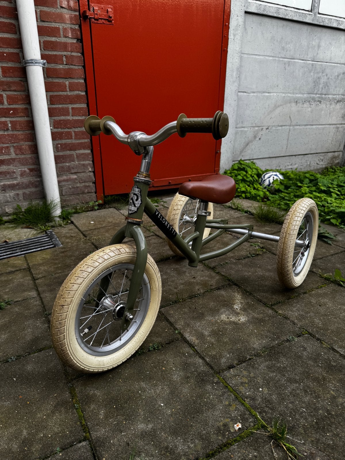 Veloretti Tricycle / loopfiets / Desert Moss Groen, Ophalen, Gebruikt, Verstelbare zitting