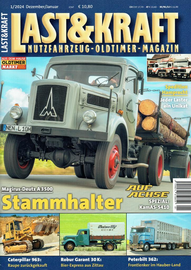 Last & Kraft 2024 nr. 1 (o.a. Magirus A3500 - Peterbilt 362), Verzenden, Gelezen, Algemeen