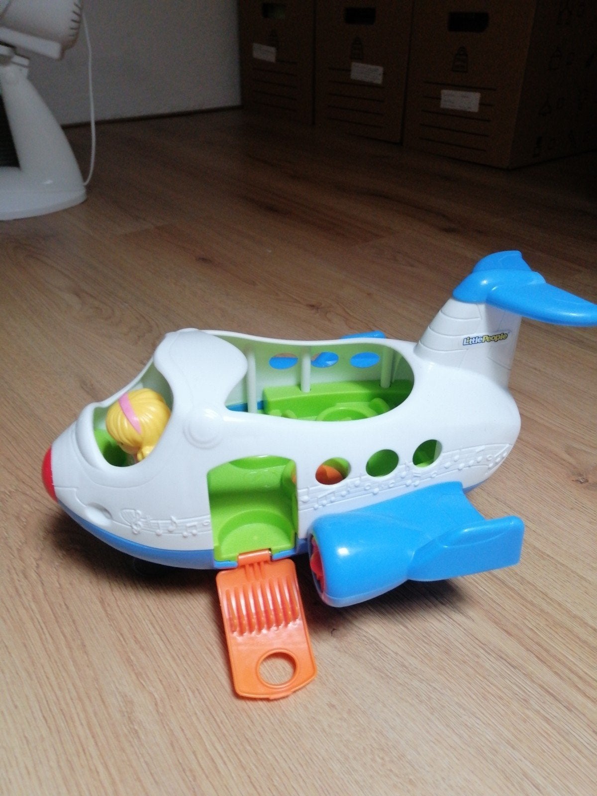 Vliegtuig Fisher-Price Little People met geluid, Ophalen of Verzenden, Gebruikt