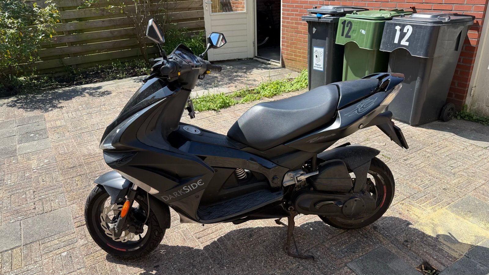 Peugeot Jet Force Darkside Scooter - Zwart, Fietsen en Brommers, Scooters | Peugeot, Ophalen, Gebruikt, Maximaal 45 km/u, Benzine