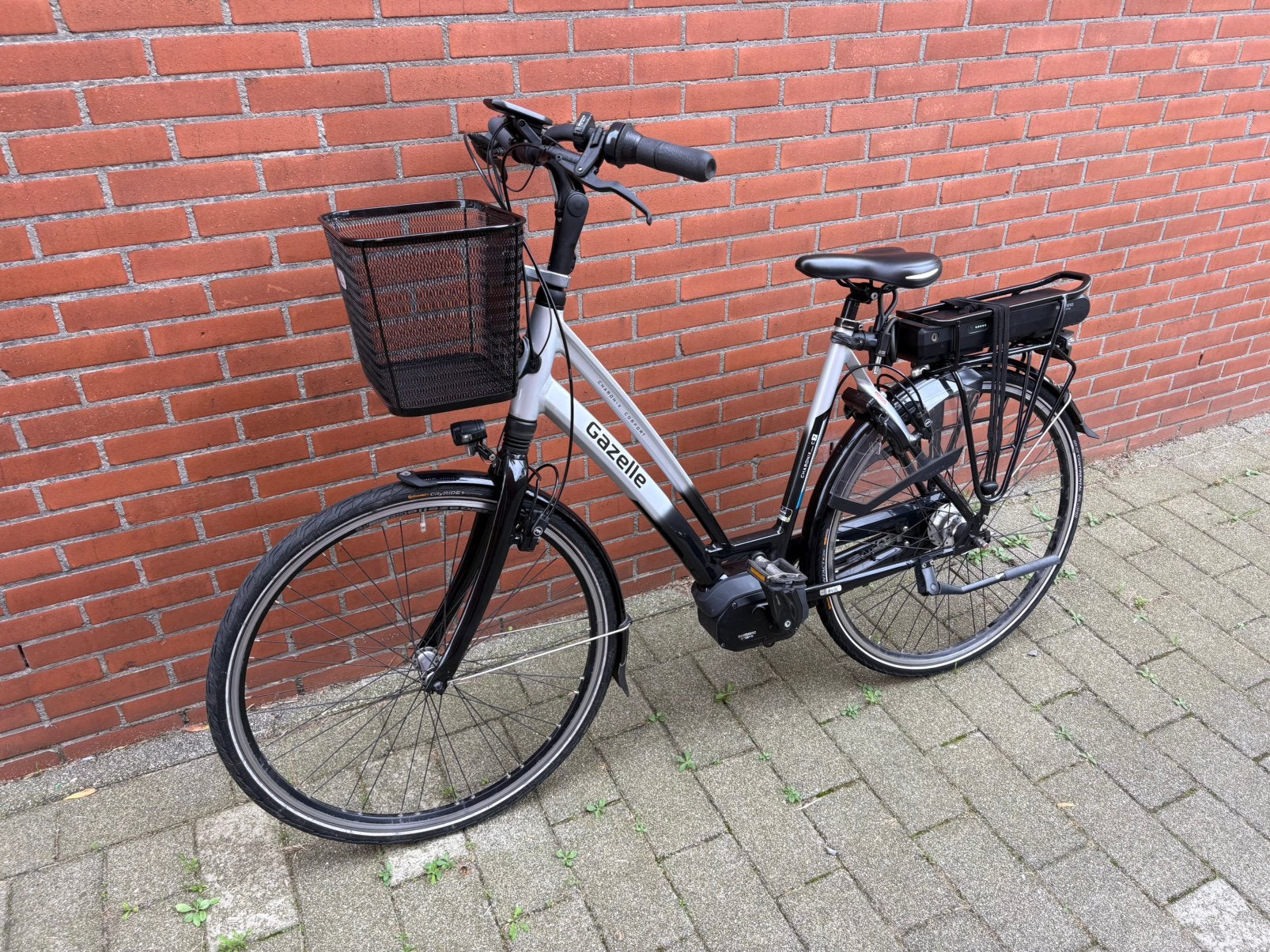 Gazelle chamonix comfort C 7, Ophalen, Zo goed als nieuw, 50 km per accu of meer, 55 tot 59 cm