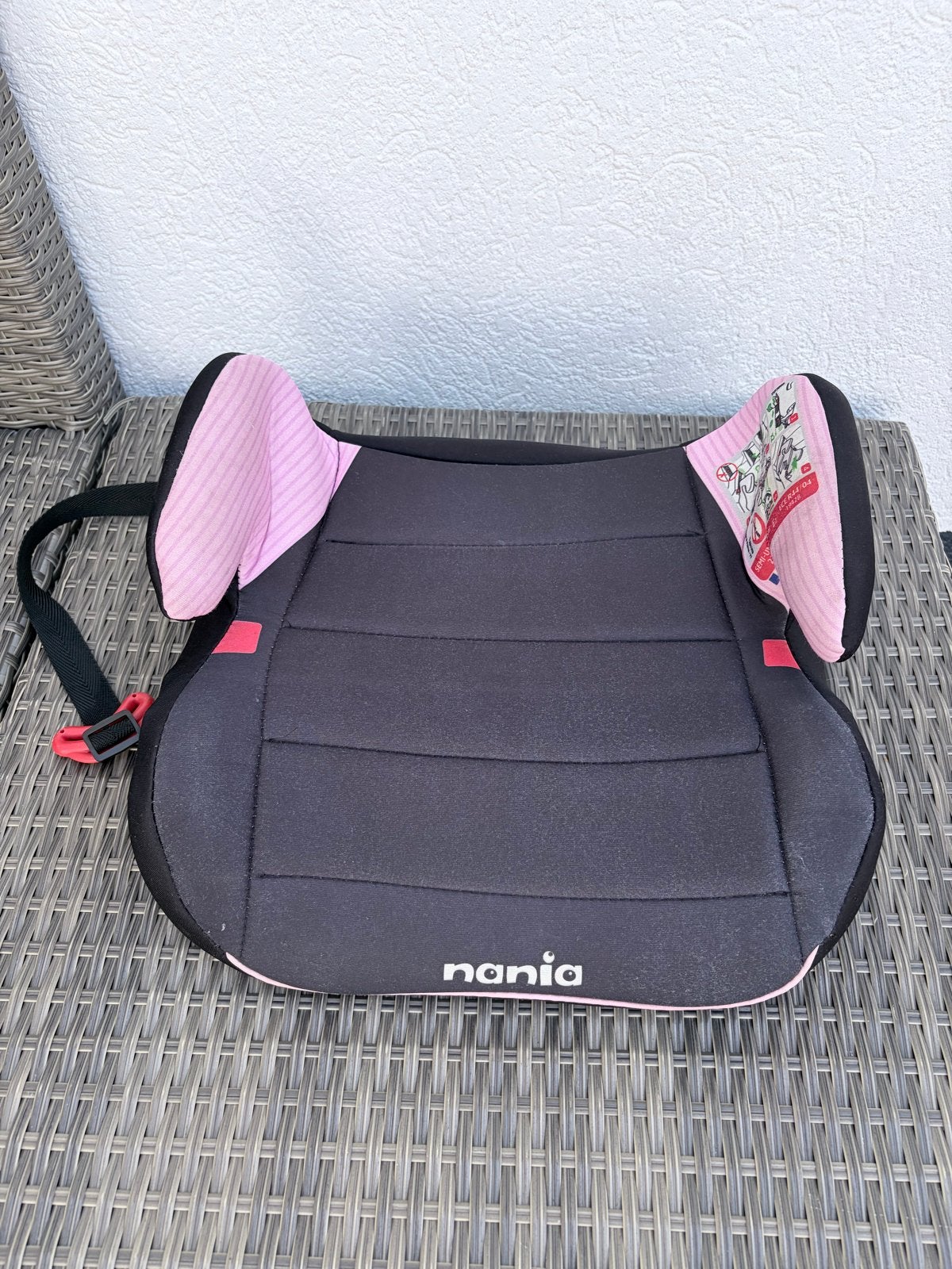 Nania kinderzitje/zitverhoger - 22-36 kg ISOFIX, 22 t/m 36 kg, Ophalen, Overige merken, Gebruikt