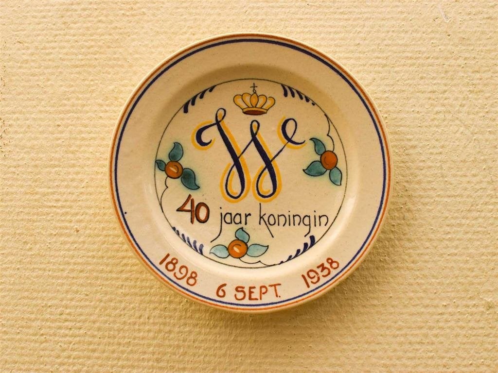 Porseleinen Herdenkings bord 51656, Ophalen of Verzenden, Gebruikt