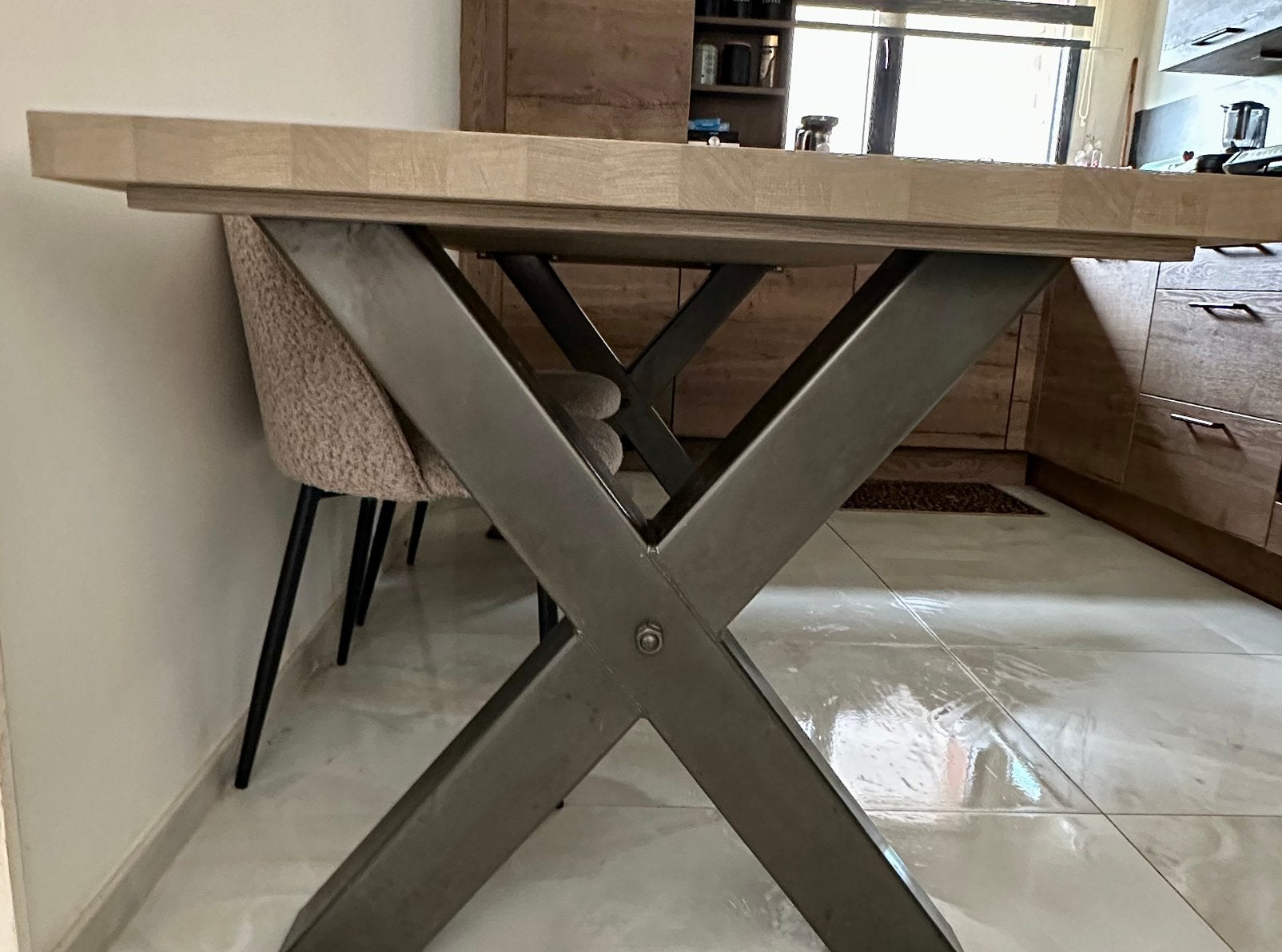 Eettafel, Ophalen, Gebruikt, 50 tot 100 cm, Vijf personen of meer