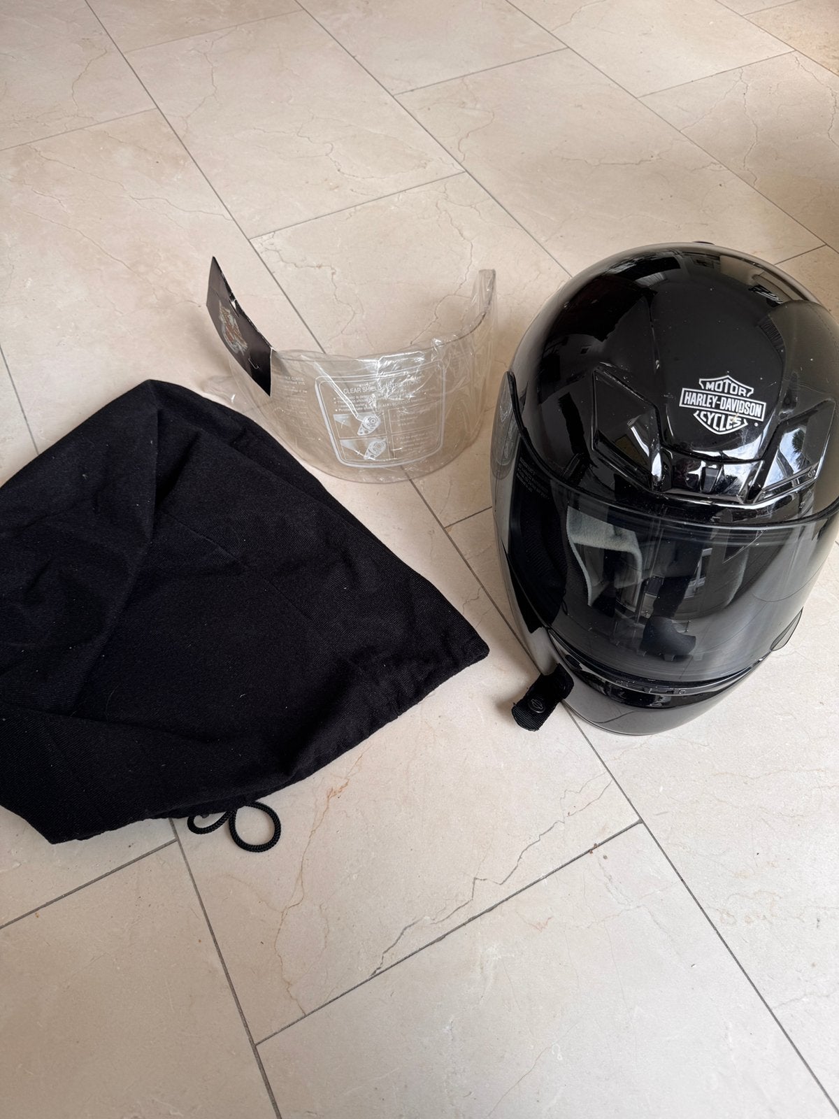 Integraal Helm Harley Davidson Maat: M 57/58, Motoren, Overige merken, M, Ophalen of Verzenden, Integraalhelm