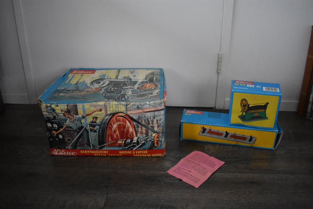 Wilco stoommachine dozen vintage D20 M64 M57, Antiek en Kunst, Antiek | Speelgoed, Ophalen of Verzenden