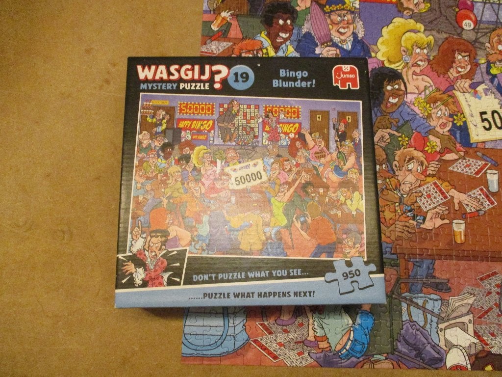 Jumbo Wasgij Mysterie Puzzle no 19, Ophalen of Verzenden, 500 t/m 1500 stukjes, Zo goed als nieuw, Legpuzzel