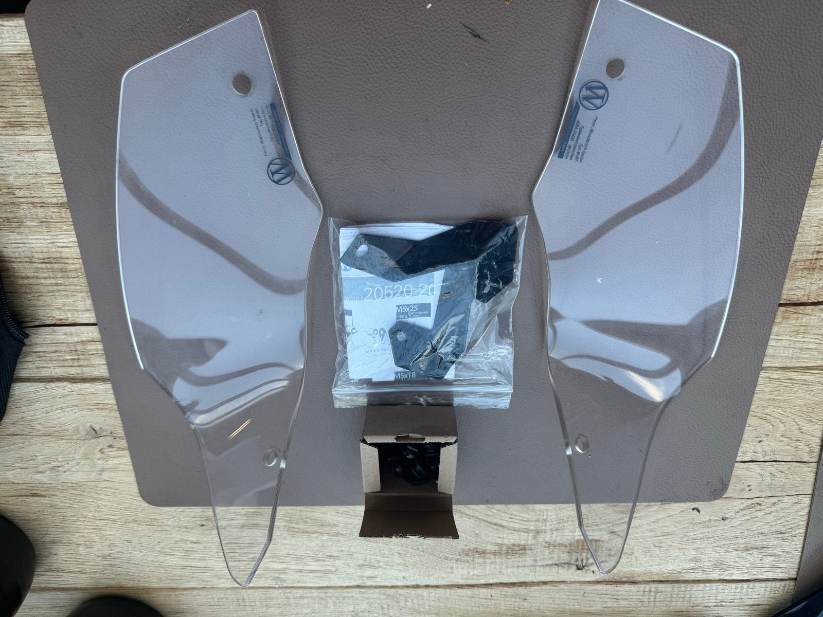 Wunderlich Winddeflector ergo BMW R1250/1200 GS, Ophalen of Verzenden, Gebruikt