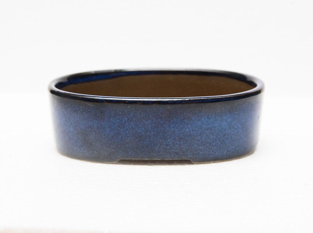 Japanse Bonsai pot blauw, Gebruikt, Rond, Ophalen of Verzenden, Binnen