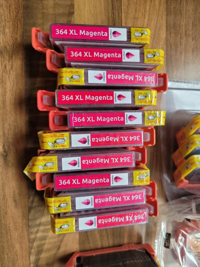 HP 364 XL Cartridges - Magenta, Cyaan en Zwart, Computers en Software, Printerbenodigdheden, Nieuw, Cartridge, Ophalen of Verzenden