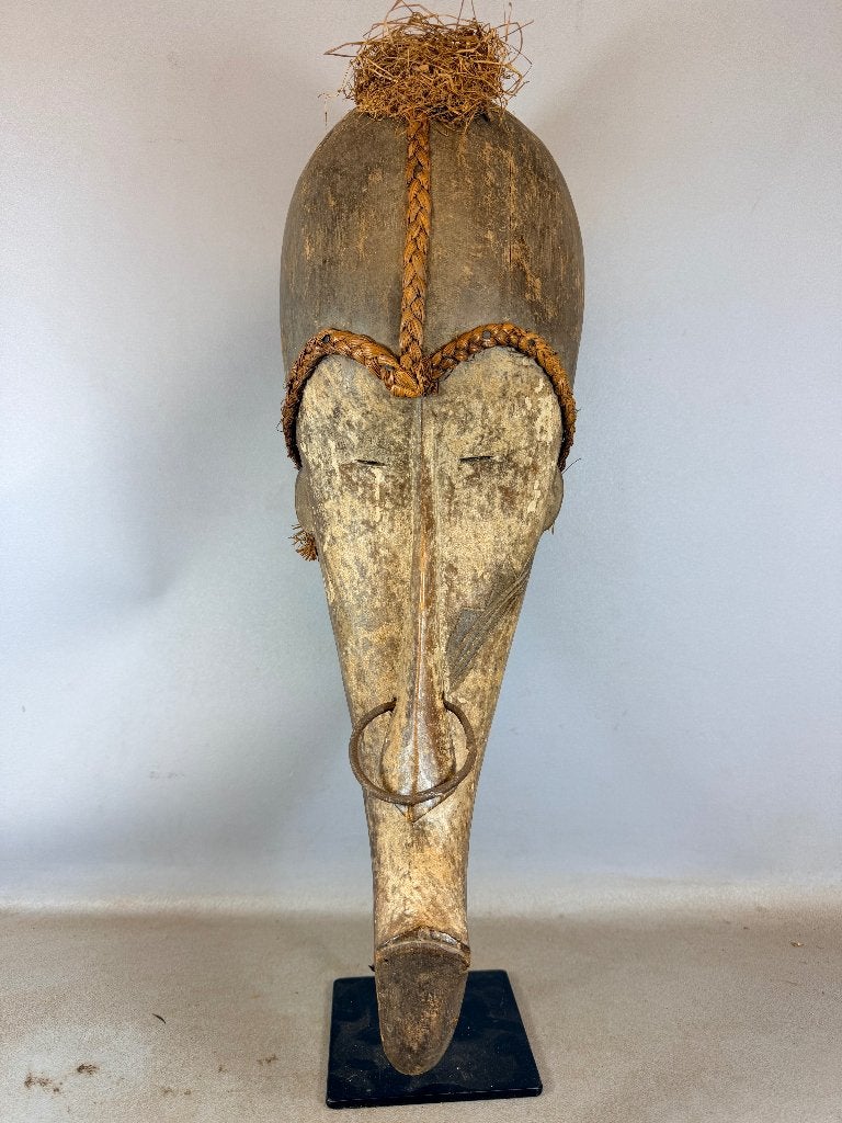 260602 - Afrikaans Fang masker uit Gabon., Ophalen of Verzenden