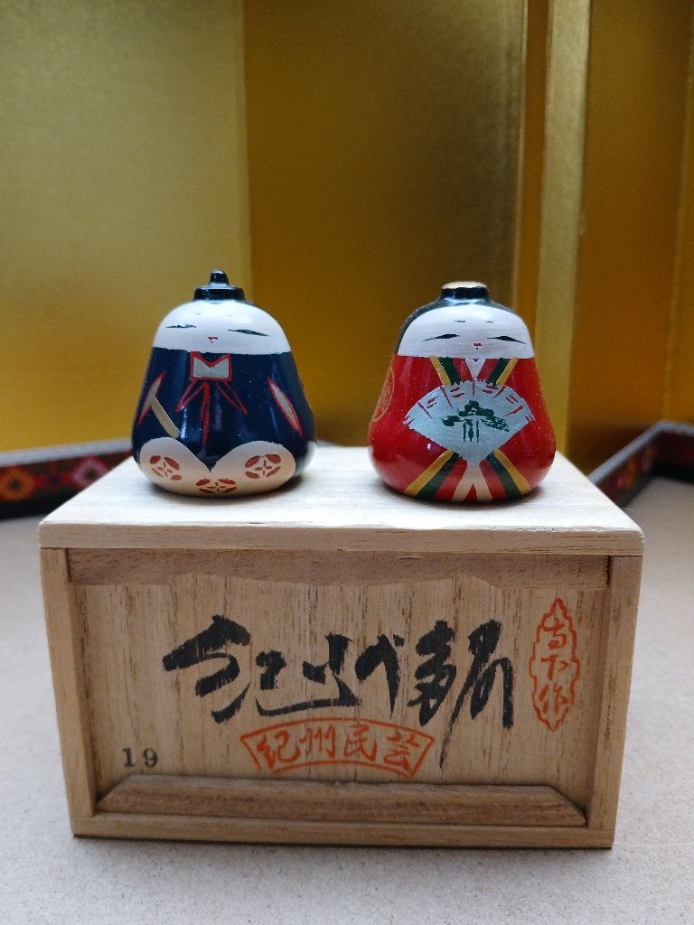 Kleine Hina Doll set Japanse Poppen Japan Vintage, Ophalen of Verzenden