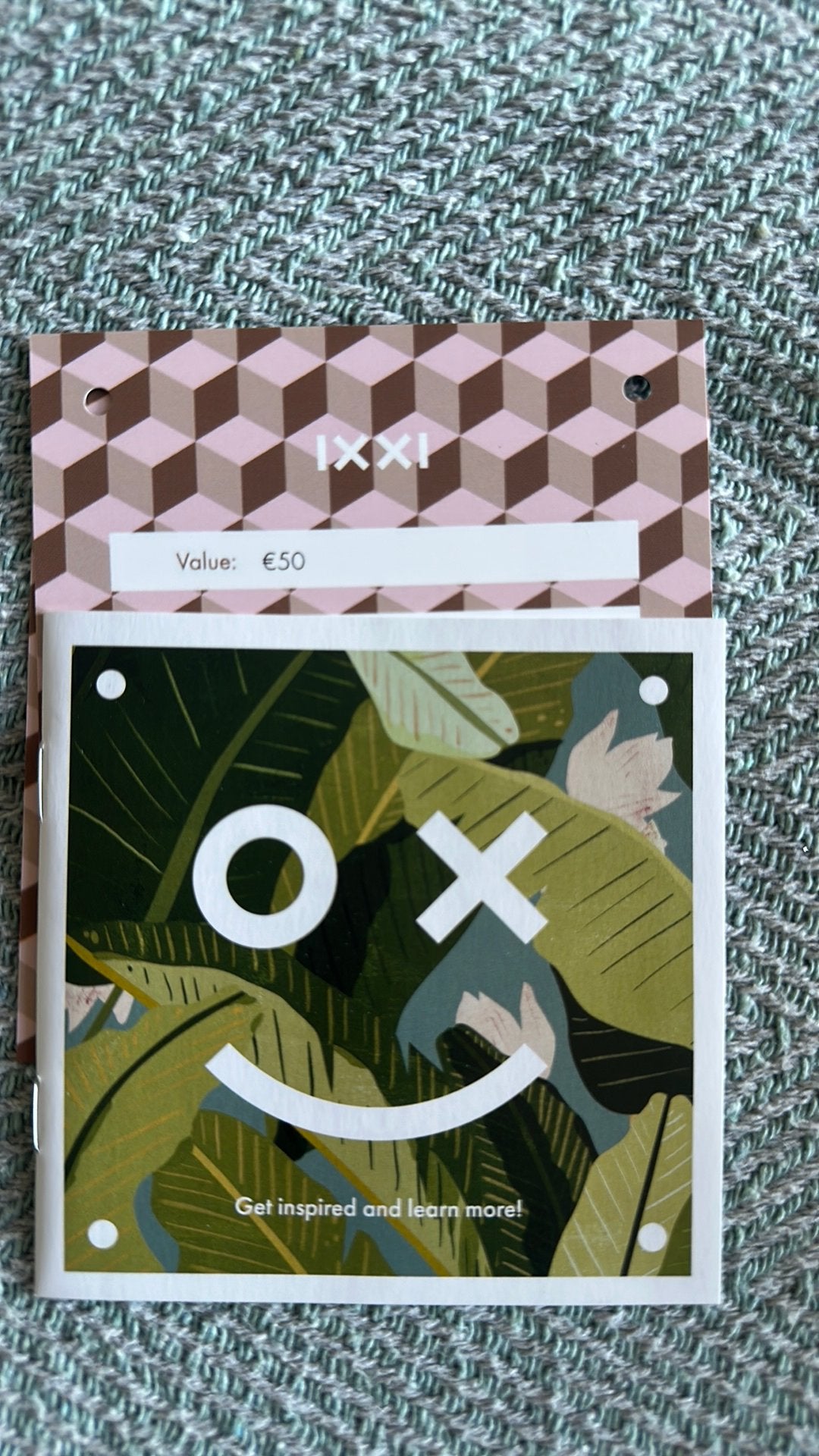 IXXI voucher for 50 euro valid until April 2027, Albert Heijn, Ophalen of Verzenden
