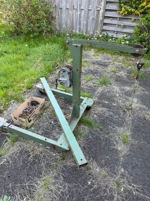 Werkplaatskraan / Motortakel Hydraulisch, Ophalen, Gebruikt