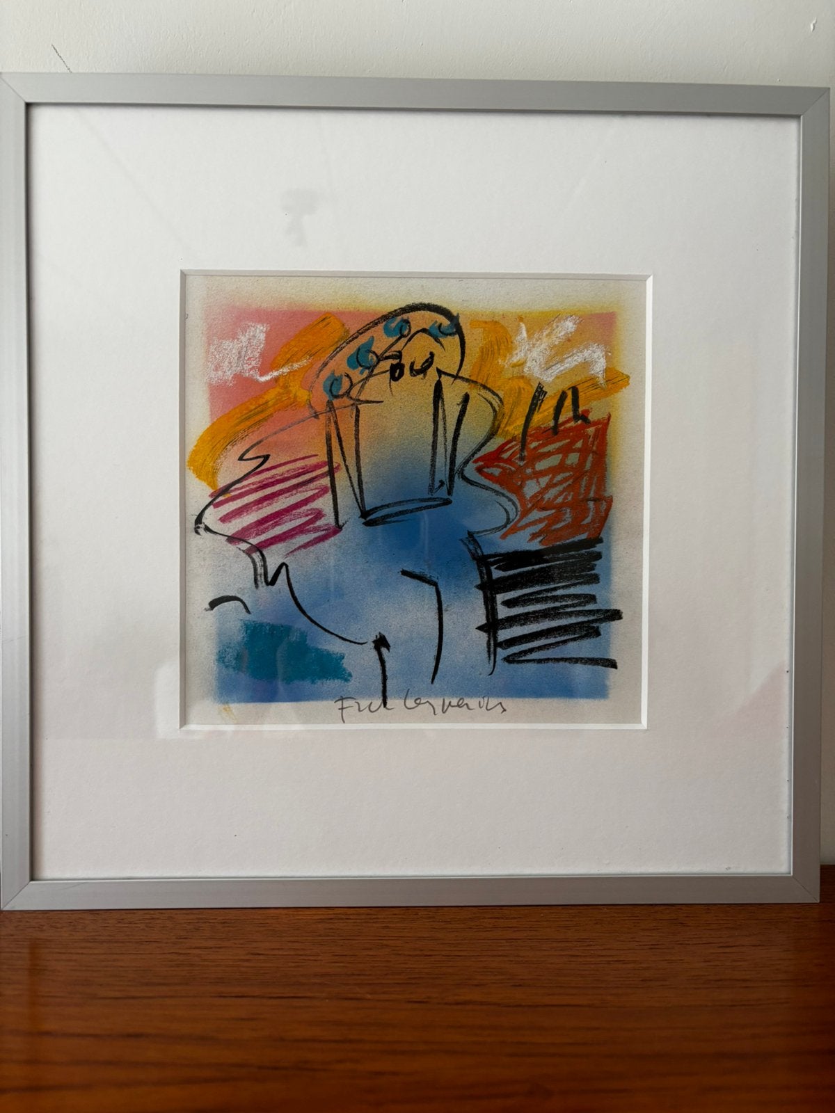Frank Lengvenius. Titel: Kasteel III. 30x30, Ophalen