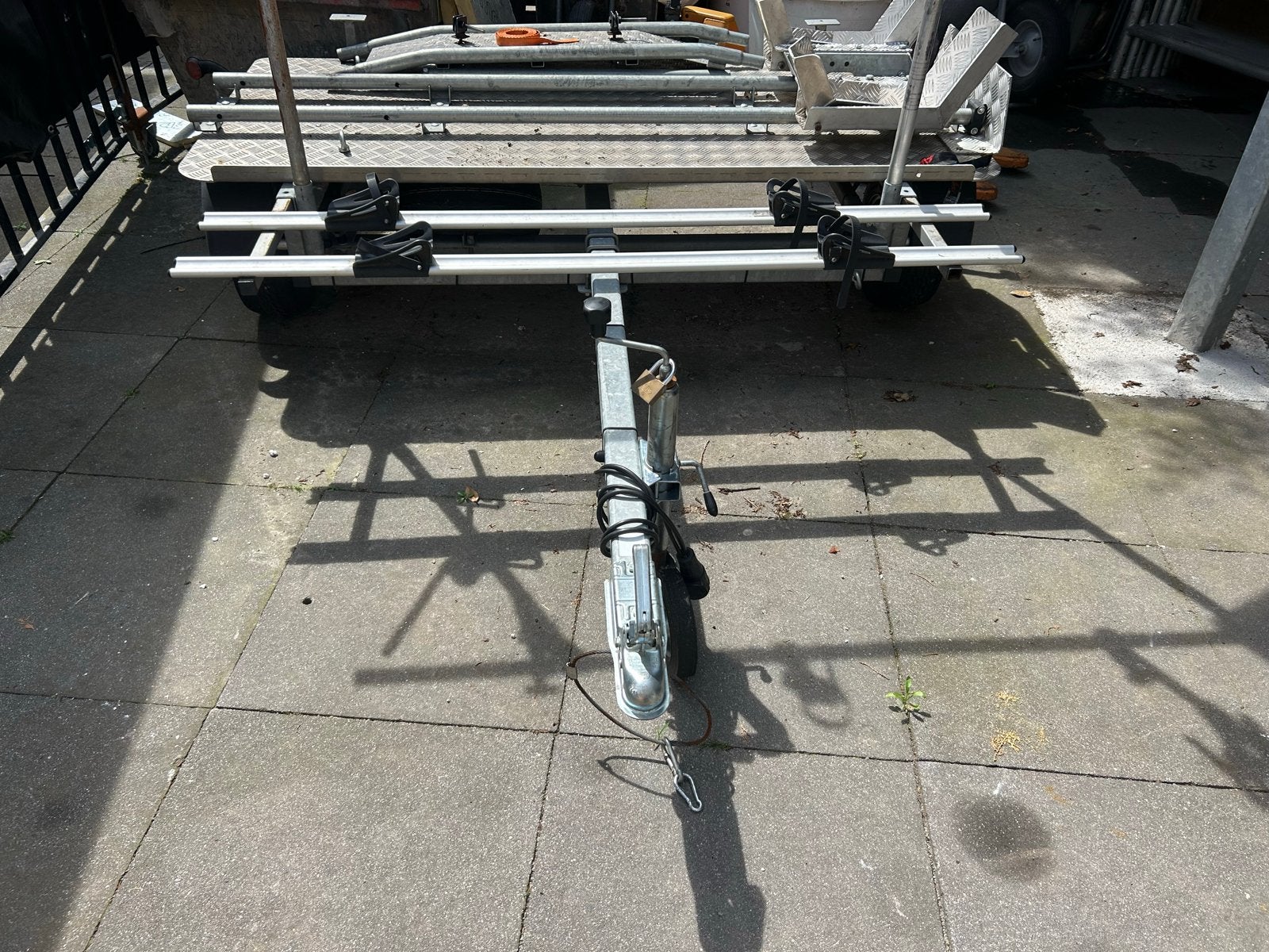 Shorty aanhangwagen voor scooter of motor, Auto diversen, Aanhangers en Bagagewagens, Ophalen, Gebruikt