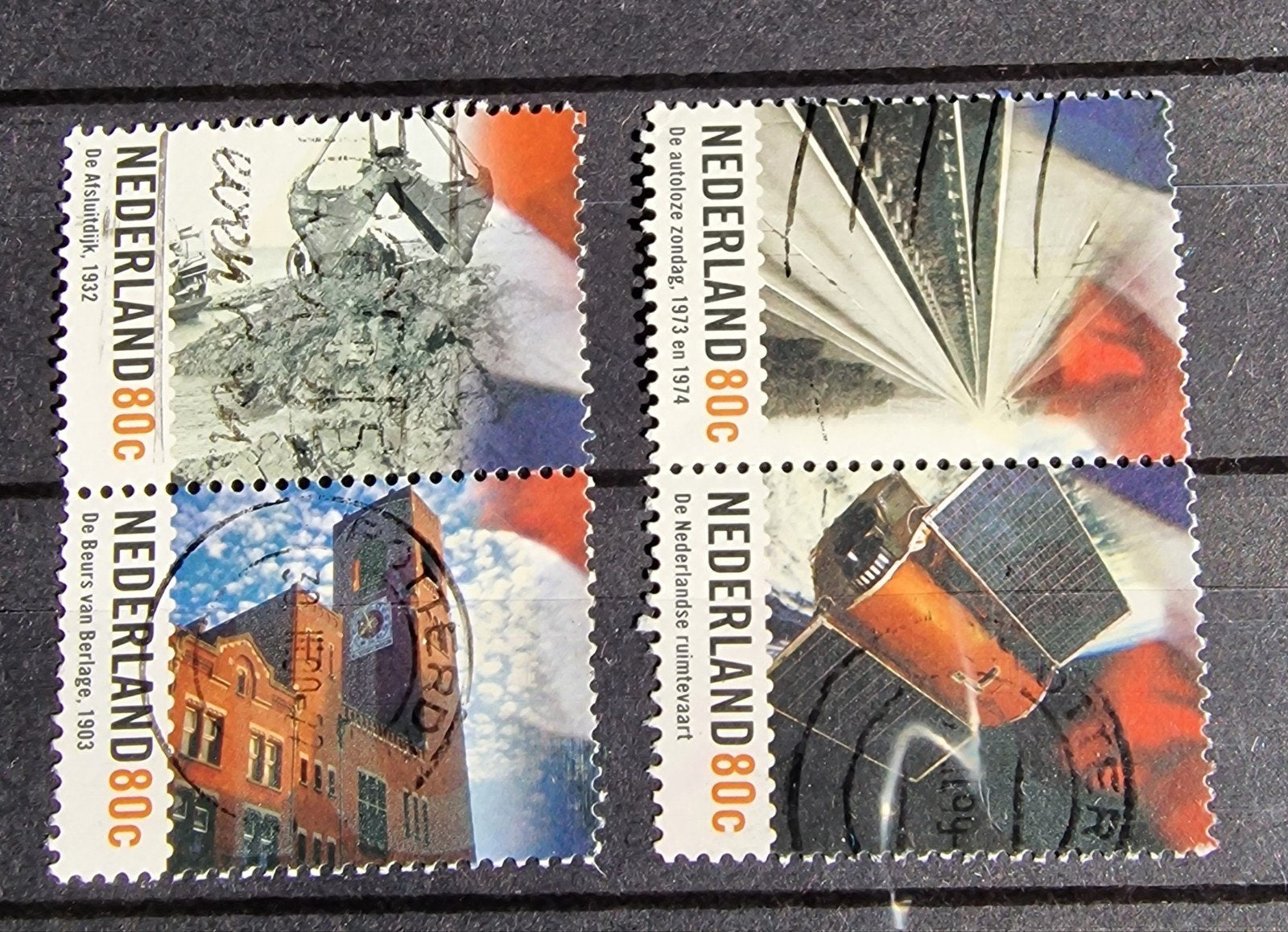 kv1195 Nederlandpostzegels - Historische gebeurtenissen, Ophalen of Verzenden, Na 1940, Gestempeld