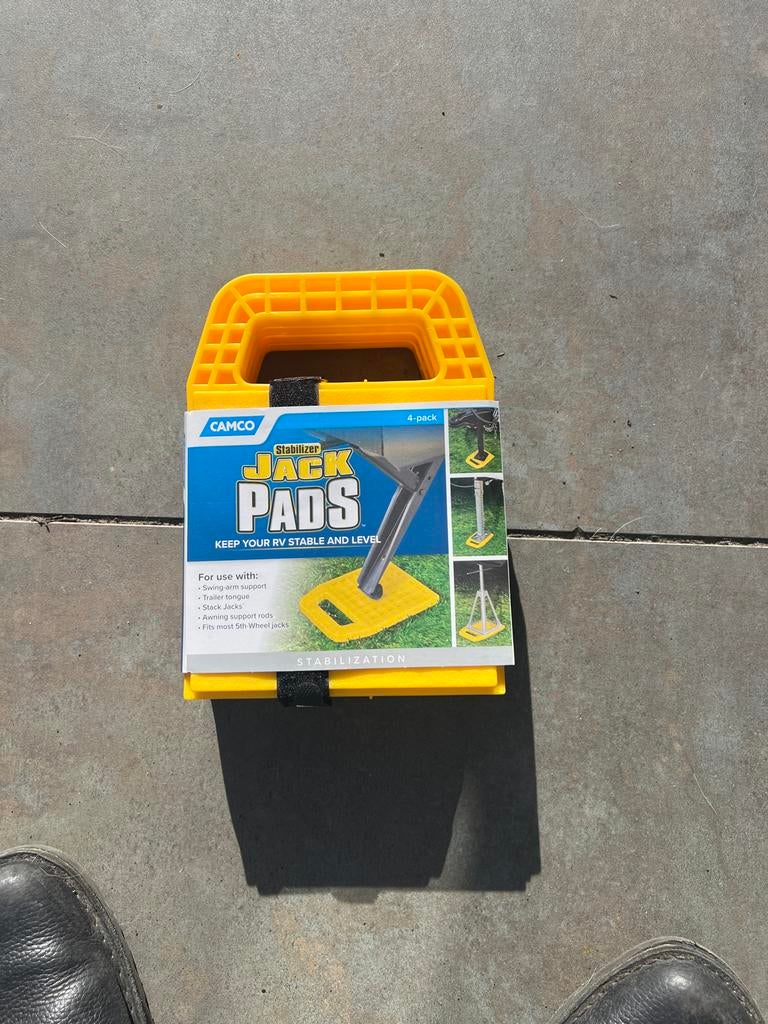 Camco Stabilizer Jack Pads 4-pack, Ophalen of Verzenden, Nieuw