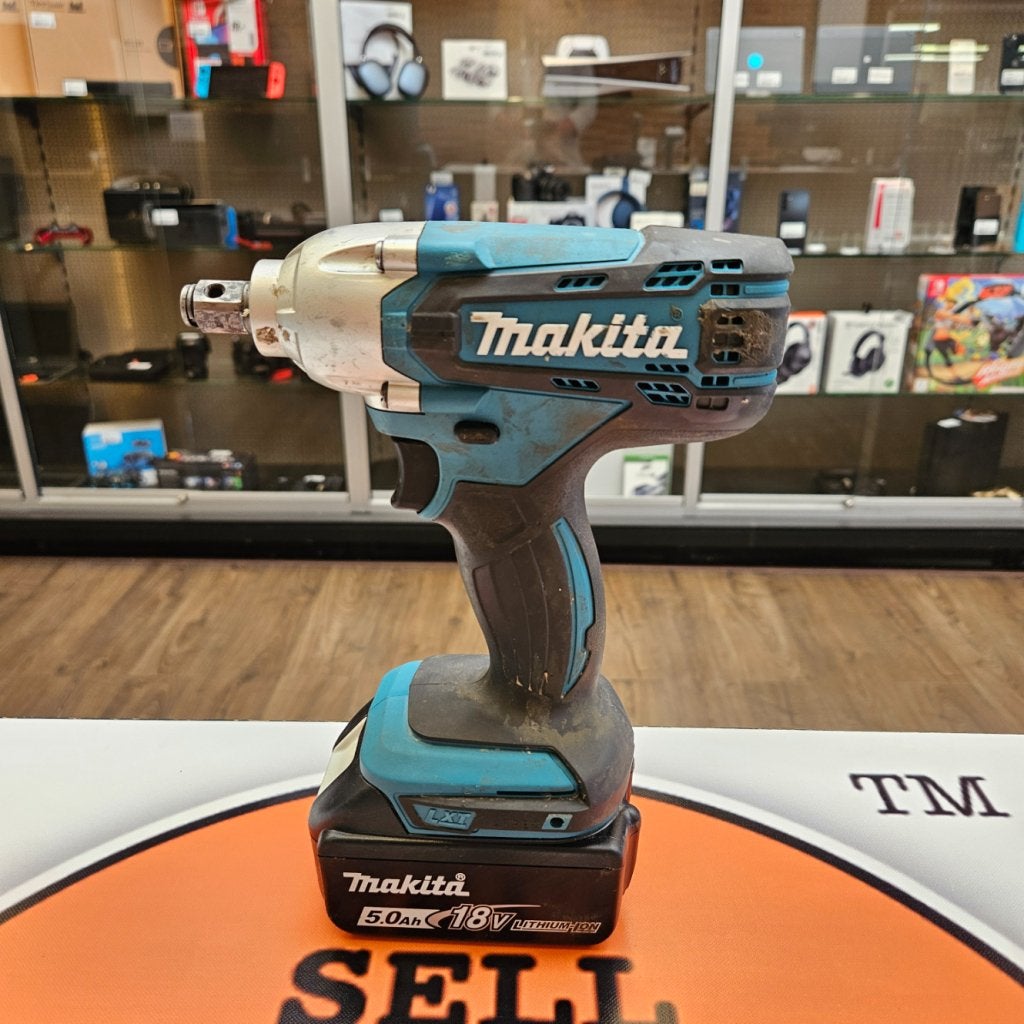 Makita DTW190 + Accu, Makita, Zo goed als nieuw, Support@makita.com, Makita Corporation, 3-11-8, Sumiyoshi-cho, 
Anjo, Aichi 446-8502
Japan