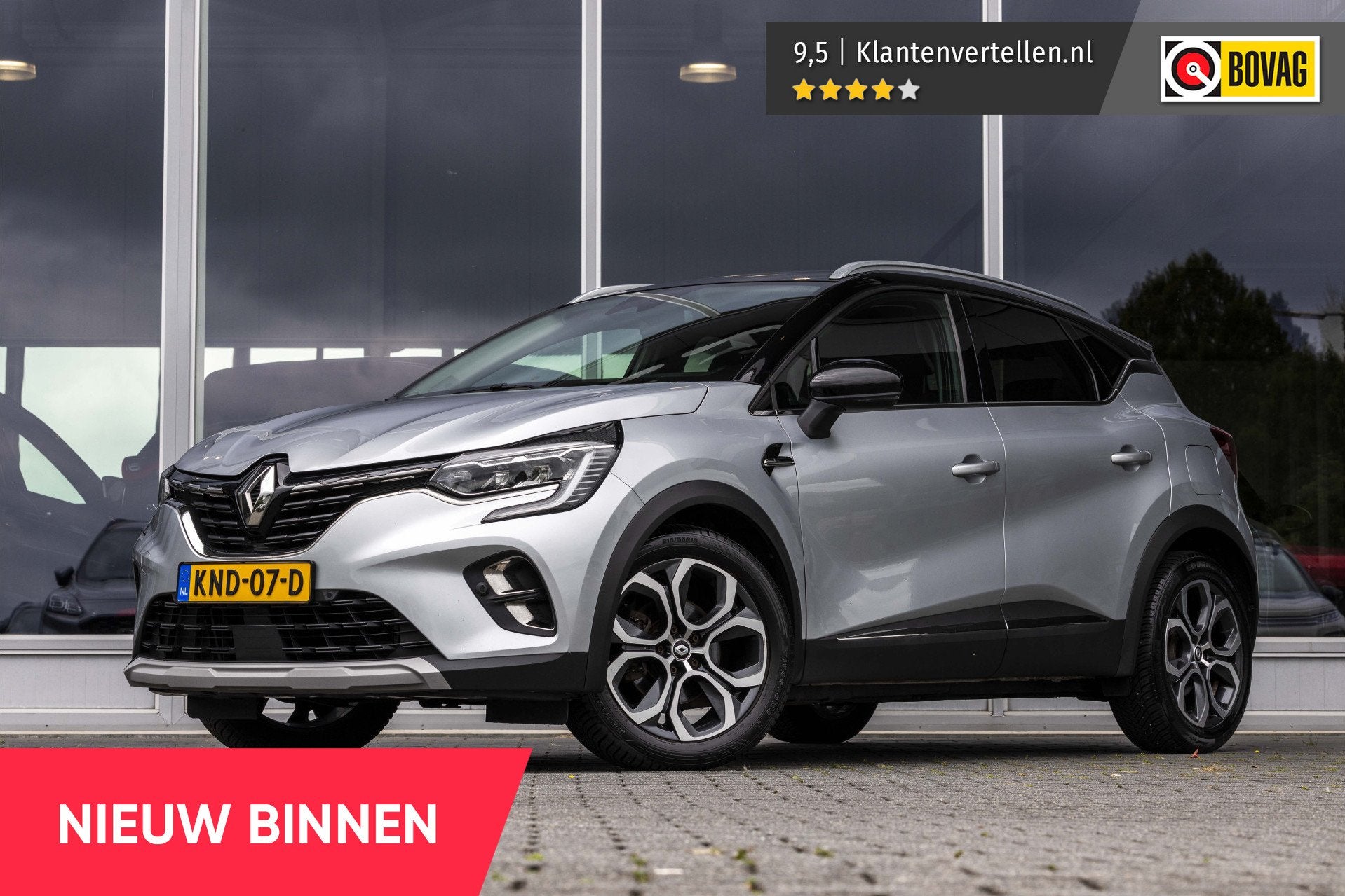 Renault Captur 1.6 E-Tech Plug-in Hybrid 160 Intens | Camera, 12 maanden, 77 km/l, Gebruikt, 4 cilinders