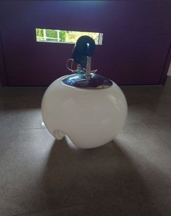 vintage Wave hanglamp - Peill Putzler - Koch und Lowy, Ophalen, 50 tot 75 cm, Zo goed als nieuw, Glas