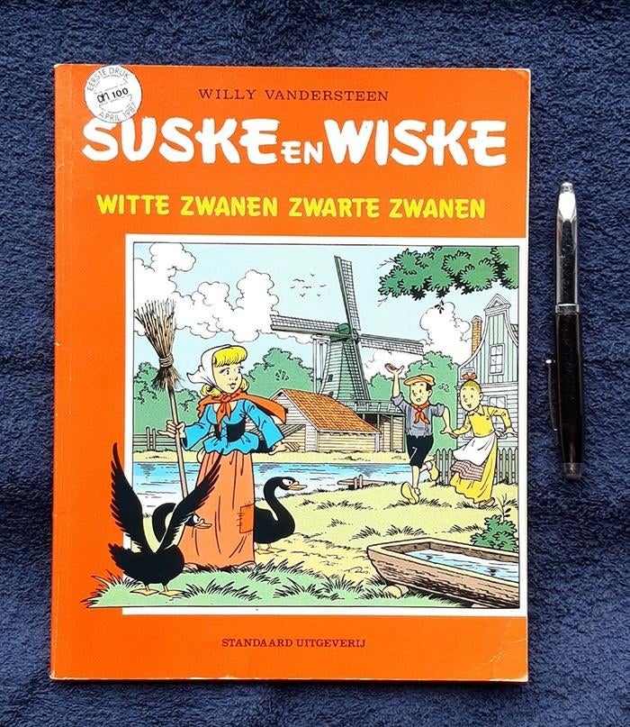 Suske en Wiske. Witte Zwanen Zwarte Zwanen (1987), Verzenden, Willy Vandersteen, Eén stripboek, Zo goed als nieuw