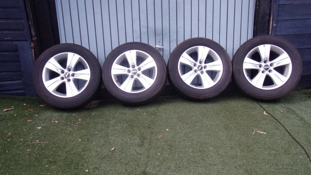 4 nette velgen voor Mercedes en/of Jeep voor 190 euro, Auto-onderdelen, Banden en Velgen, Ophalen, Gebruikt, Velg(en), 17 inch