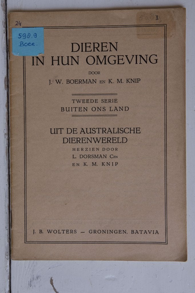 Schoolplaat boekje – Uit de Australische dierenwereld., Ophalen of Verzenden, Natuur en Biologie