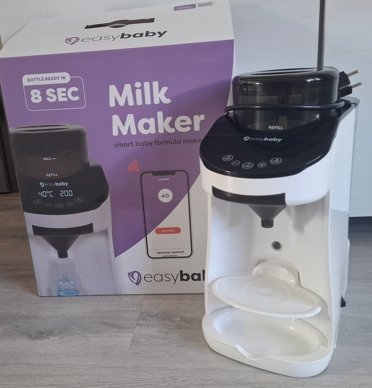 Easybaby Milk Maker - Flessenwarmer en Formulebereider, Ophalen of Verzenden, Zo goed als nieuw, Overige typen